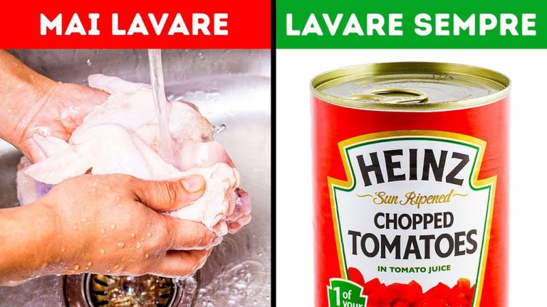 5 cibi che non vanno assolutamente lavati e 5 cibi che vanno lavati sempre