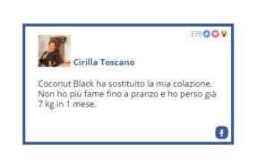 Coconut Black Integratore bruccia grassi Funziona