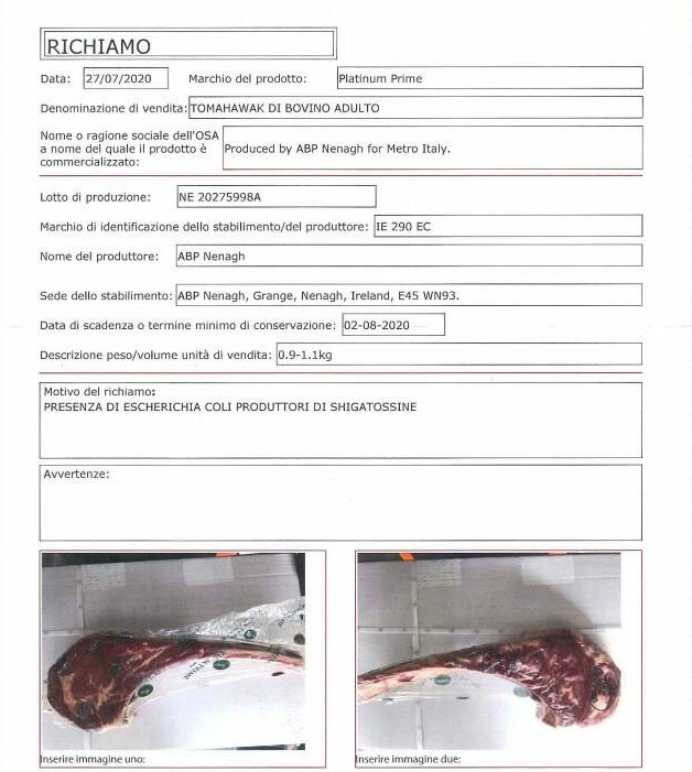 Allarme batteri fecali nella carne e nel formaggio: Ministero della salute ritira questi 2 prodotti