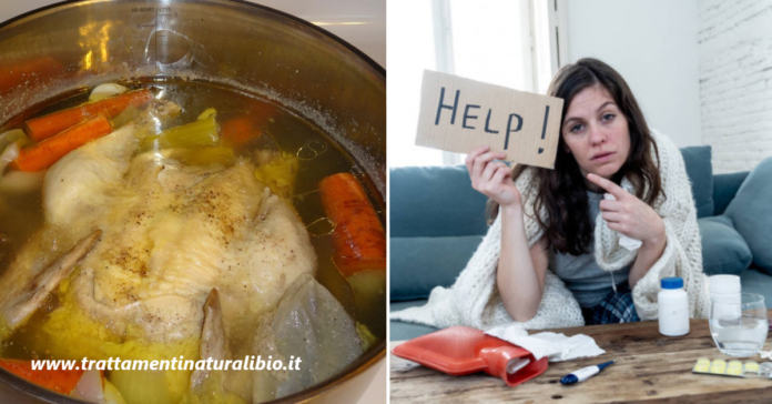 Brodo di pollo antinfiammatorio naturale contro l'influenza e non solo Brodo di pollo: antinfiammatorio naturale contro l'influenza e non solo