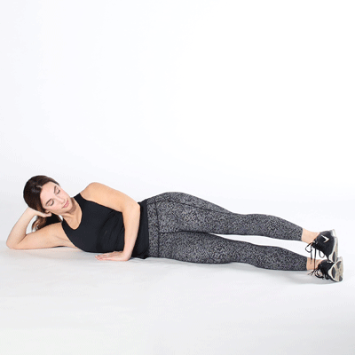 Elevazione laterale delle gambe contro la cellulite